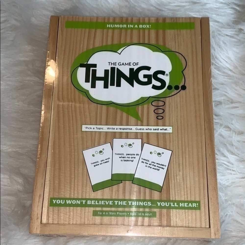 The game of things board game